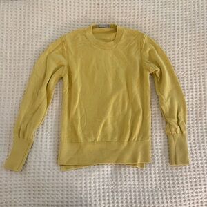 Everlane - Butter Yellow Soft Crew, size small